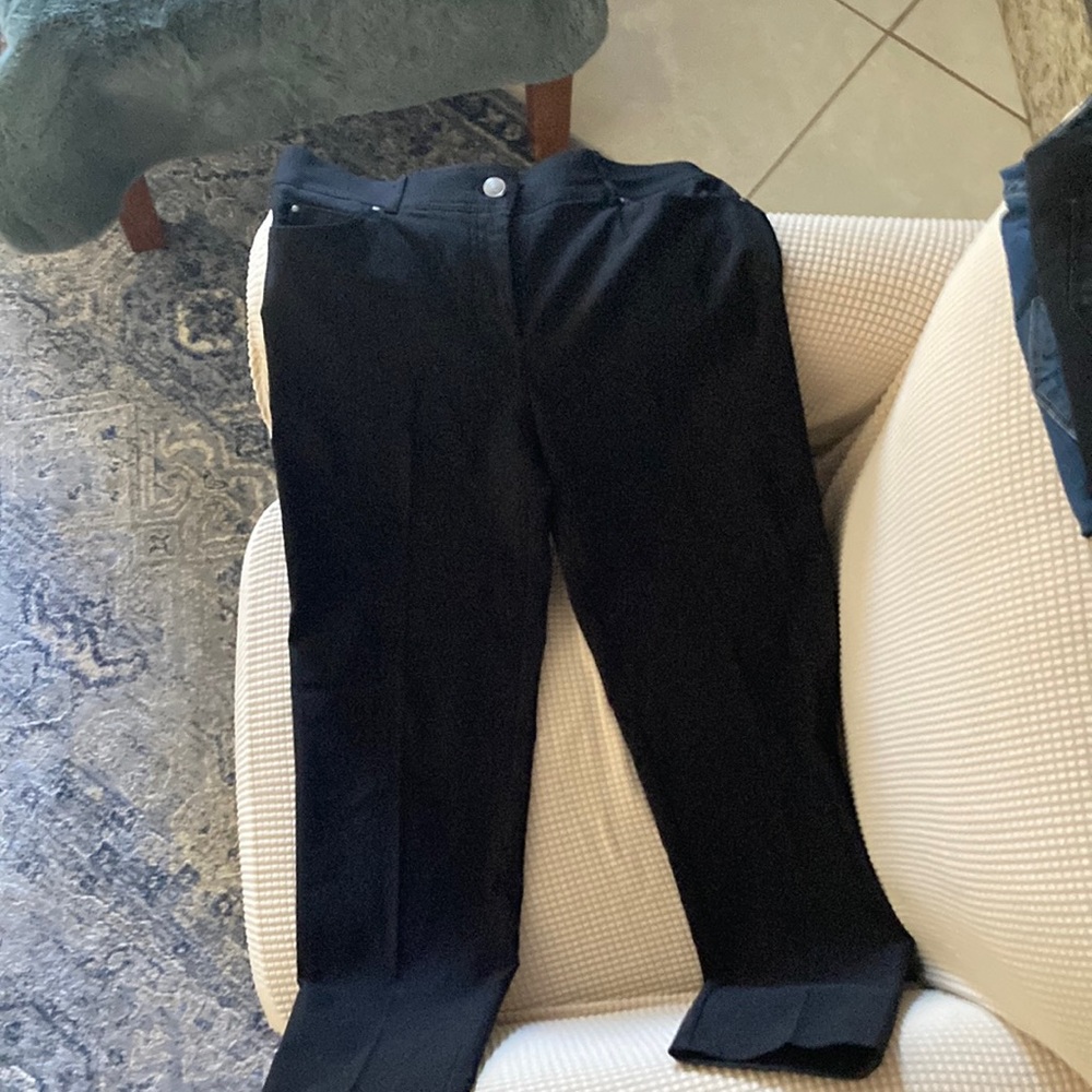STRETCH DRESS PANTS KATE PARK 10 amazing stretch thick waistband work dress pant